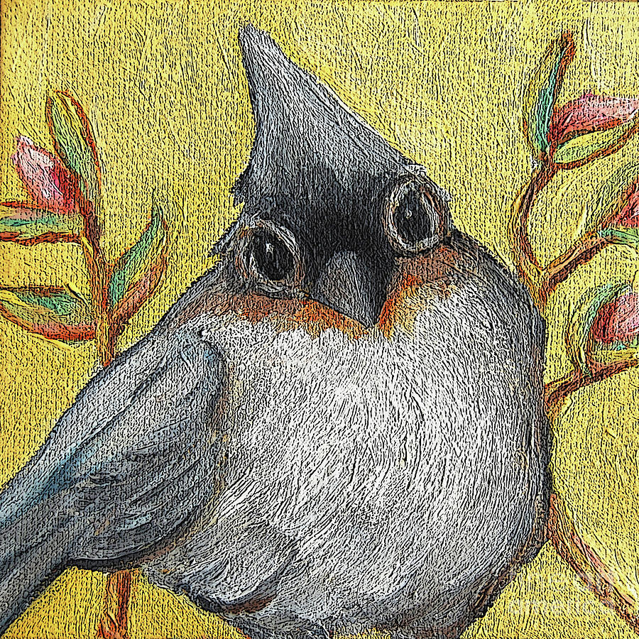 45 Titmouse Painting by Victoria Page