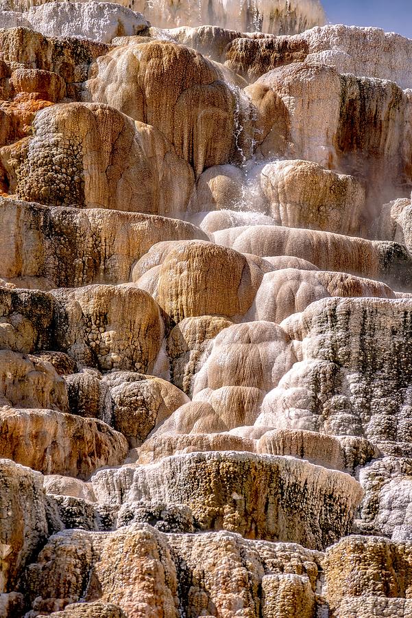 Travertine Terraces, Mammoth Hot Springs, Yellowstone #45 Photograph by Alex Grichenko
