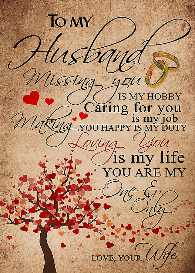 Husband TO MY HUSBAND #451 Digital Art by Gambrel Temple - Pixels