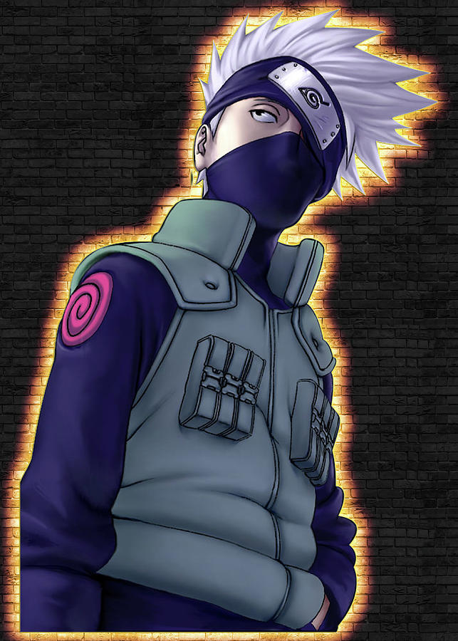 Hatake Kakashi Digital Art by Yoyo Di