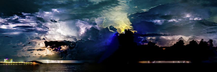 Lightning Storms Mazatlan Mexico #46 Photograph by Tommy Farnsworth