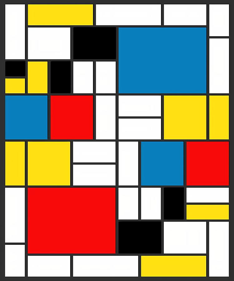 Piet Mondrian High Quality Painting by PrintPerfect Shop - Fine Art America