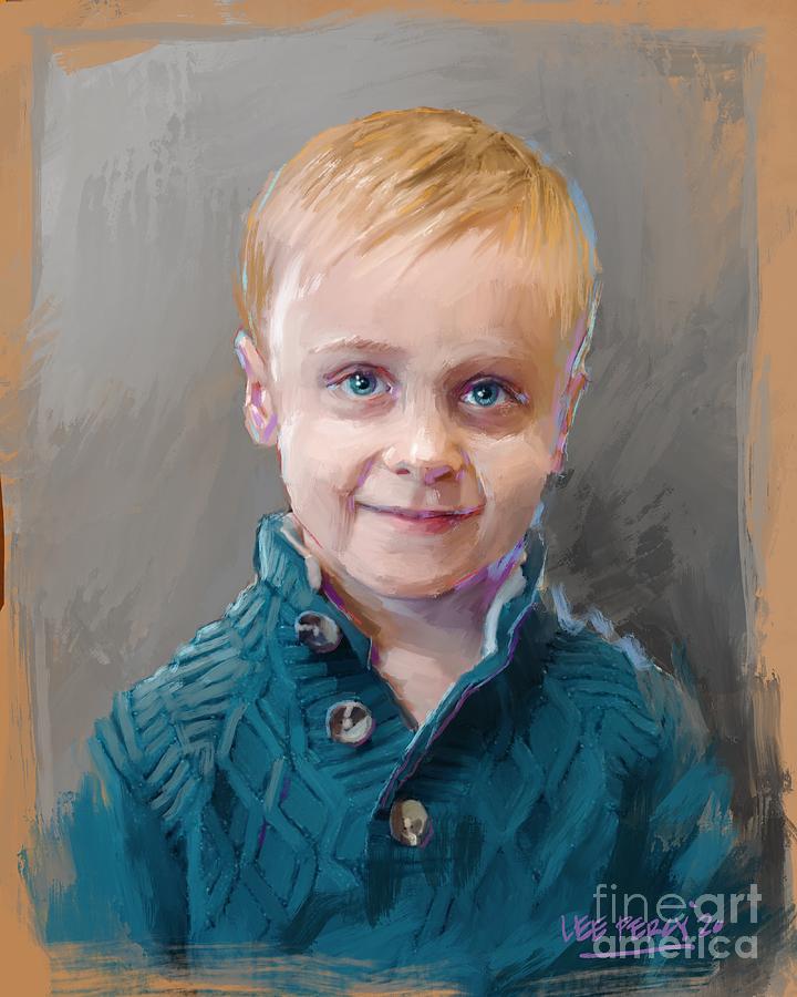 Portrait #46 Painting by Lee Percy