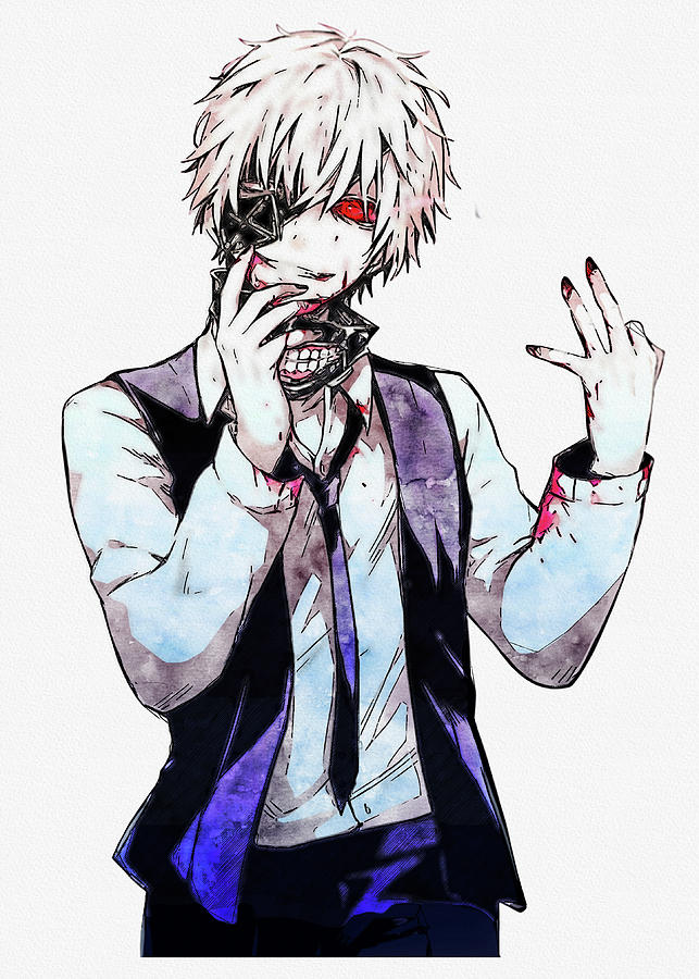 Tokyo Ghoul Digital Art by Yoyo Di