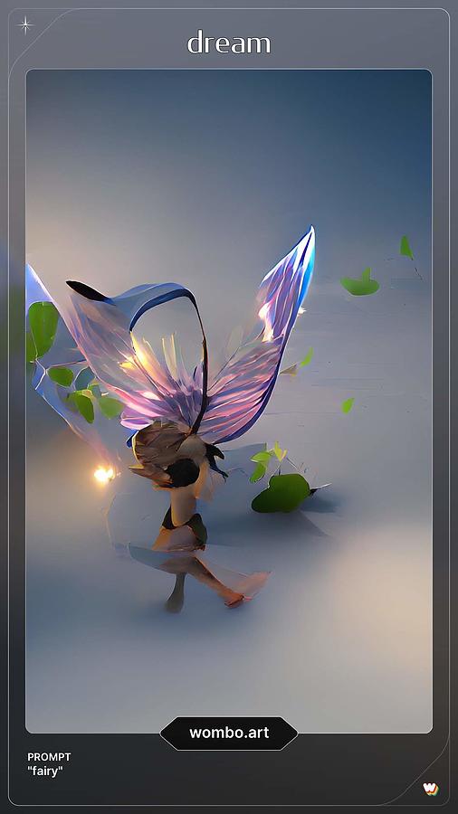 Fairy Digital Art by Denise F Fulmer