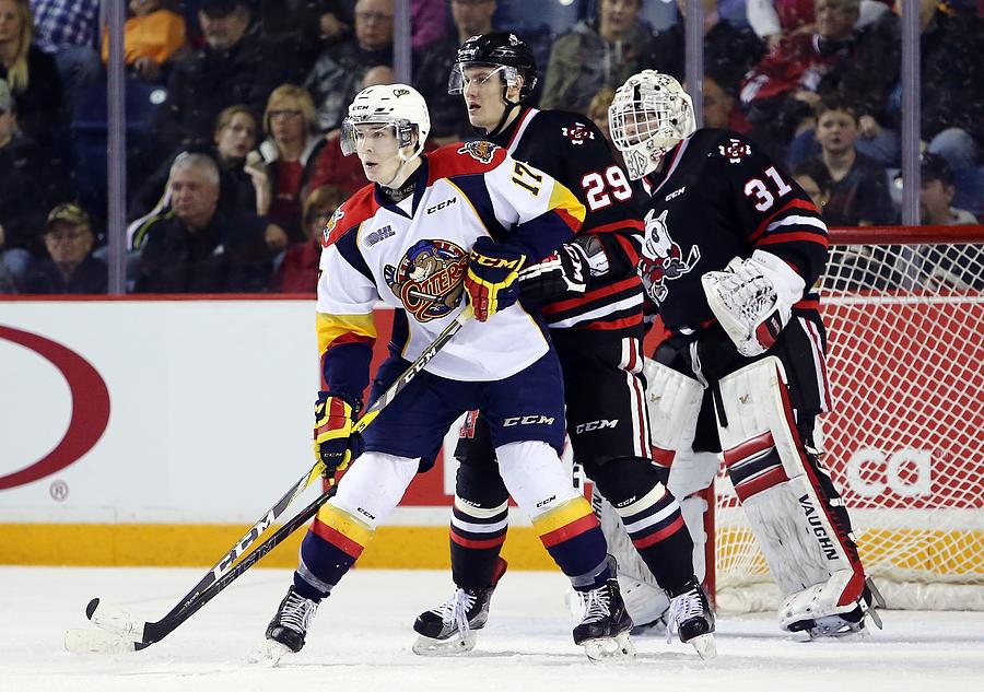 Erie Otters v Niagara IceDogs #47 Photograph by Vaughn Ridley