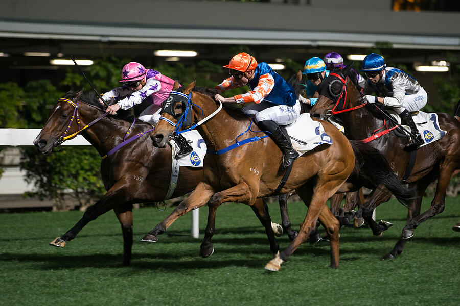 Horse Racing in Hong Kong - Happy Valley Racecourse #472 Photograph by Lo Chun Kit