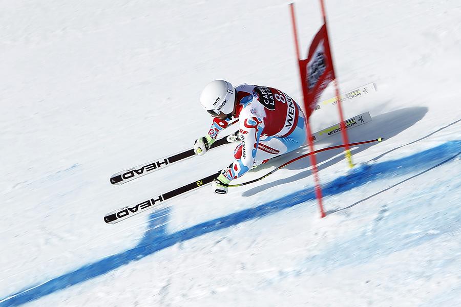 Audi FIS Alpine Ski World Cup - Mens Downhill #48 Photograph by Alexis Boichard/Agence Zoom