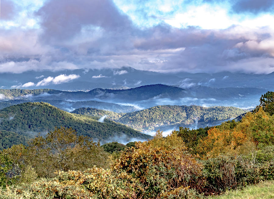 Autumn in the Appalachian Mountains Viewed Along the Blue Ridge  #48 Photograph by Alex Grichenko
