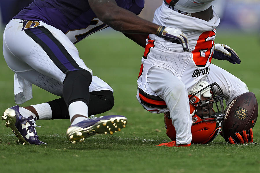 Cleveland Browns v Baltimore Ravens #48 Photograph by Patrick Smith