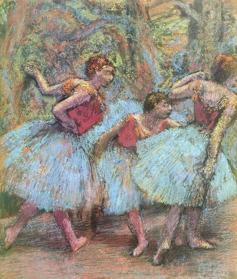 48 Edgar Degas Three Dancers Pastel On Paper Pastel By Edgar Degas