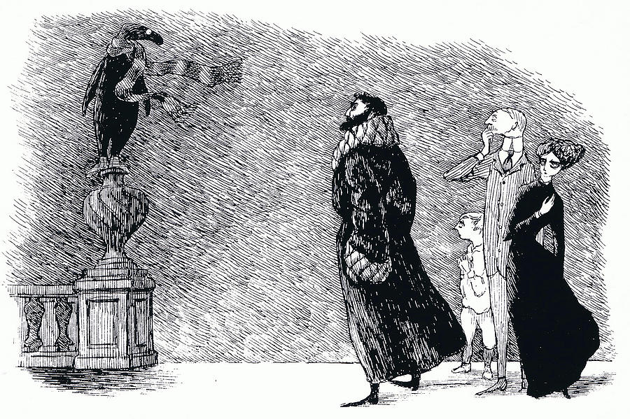 Edward Gorey Painting by Art one - Fine Art America