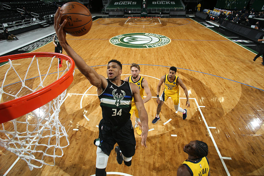 Giannis Antetokounmpo #48 Photograph by Gary Dineen