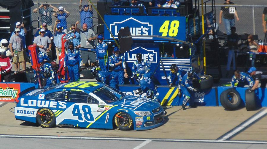 #48 Jimmie Johnson #48 Photograph by Vic Montgomery