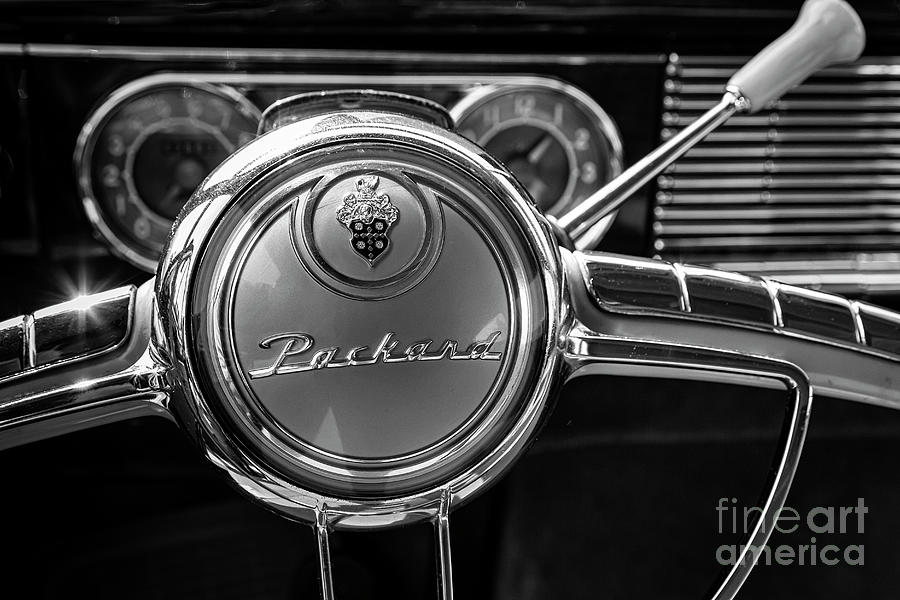 48 Packard Steering #48 Photograph by Dennis Hedberg