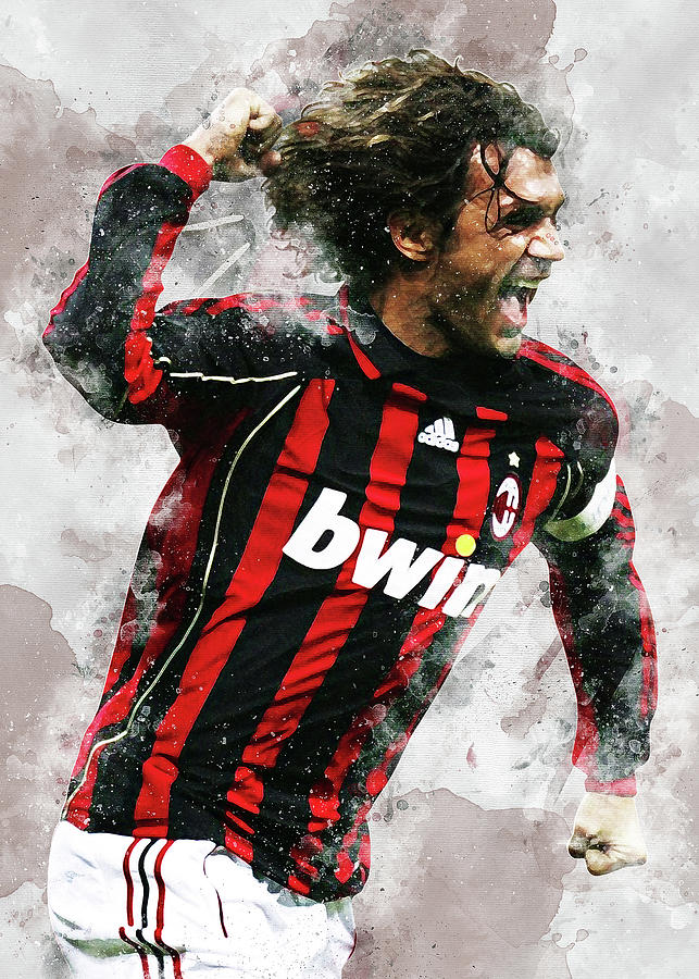 Paolo Maldini Paolomaldini Paolo Maldini Paolo Cesare Maldini Left Back ...