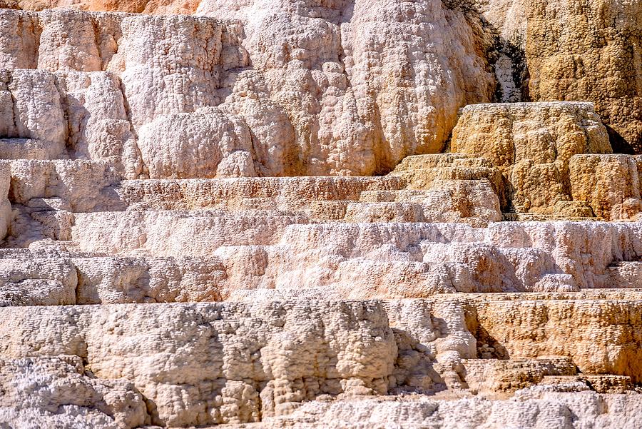 Travertine Terraces, Mammoth Hot Springs, Yellowstone #48 Photograph by Alex Grichenko