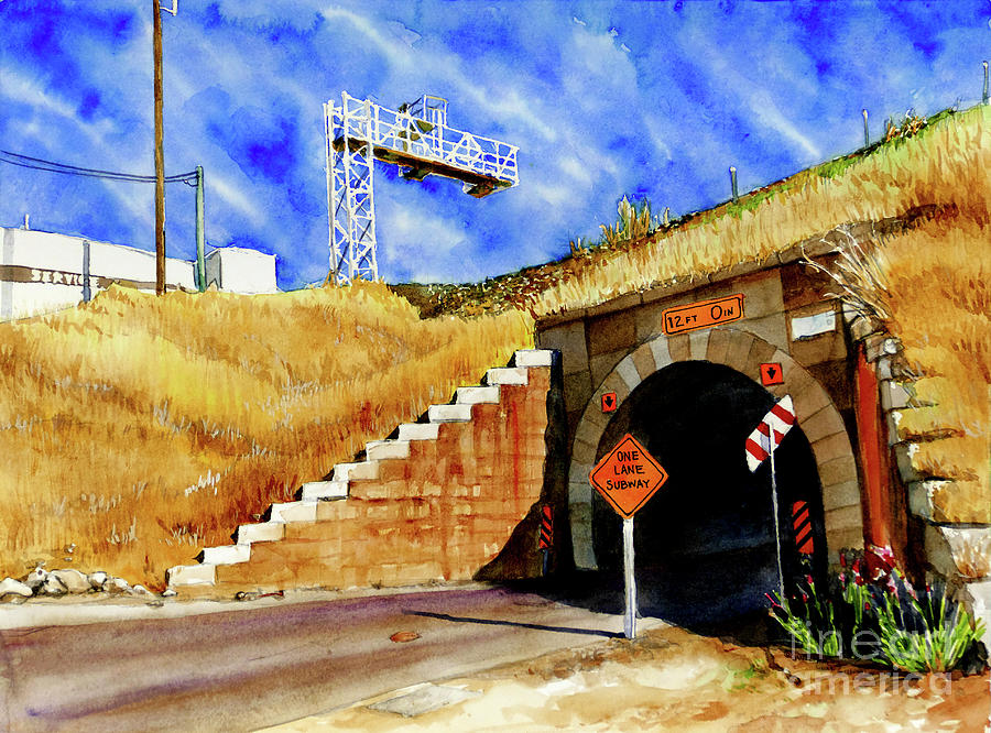#486 Newcastle Tunnel #486 Painting by William Lum