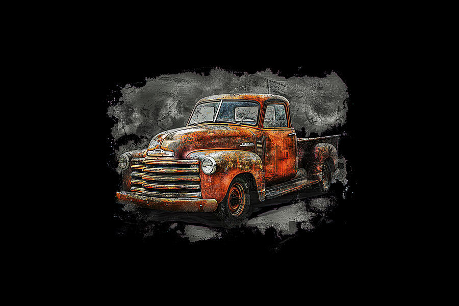 49 Chevy Pickup T-shirt Digital Art by Bill Posner