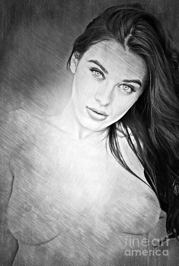 Lana Rhoades Digital Art By Cwtch Art Fine Art America