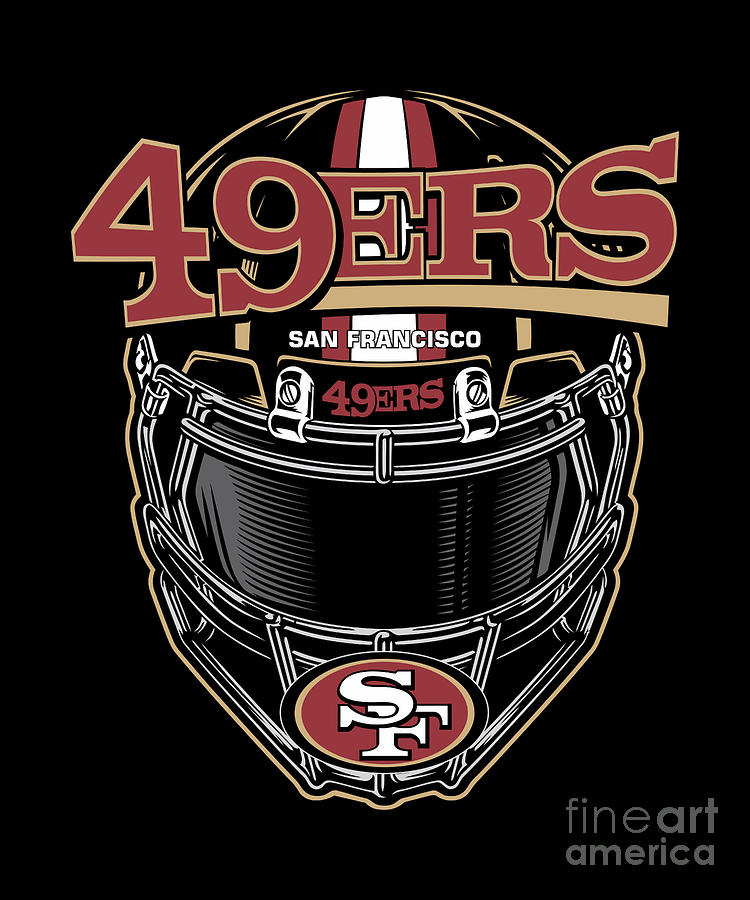 Sports Digital Art - 49ers san fransisco american football NFL by Troy Lee