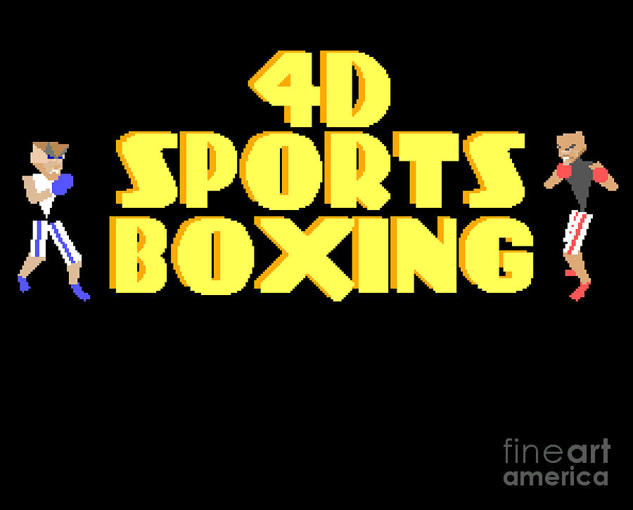 4D Sports Boxing Digital Art by PixelBoy Fine Art America