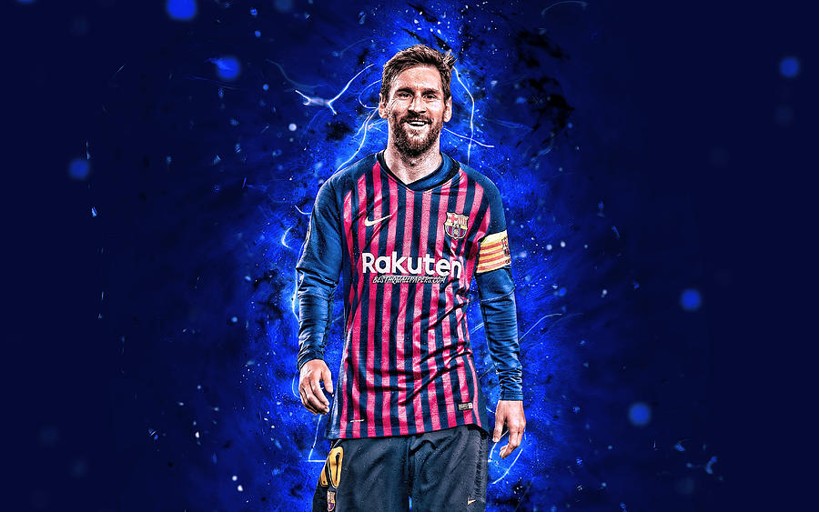 4k Messi Barcelona FC joy argentinian footballers FCB La Liga Lionel