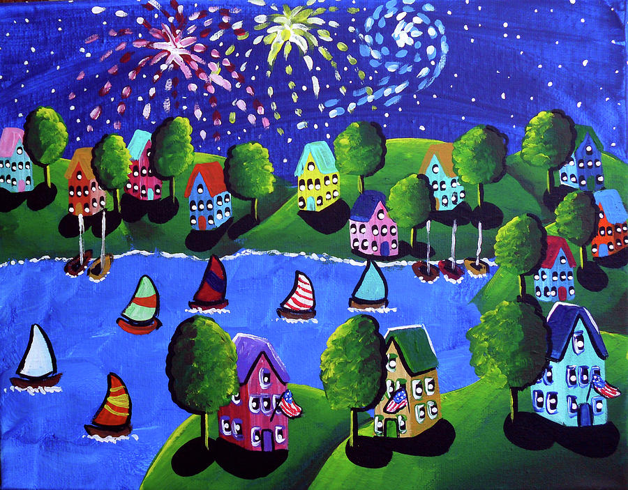 4th Of July   3 Painting