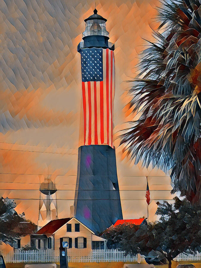 4th of July Tybee Lighthouse Photograph by Farol Tomson