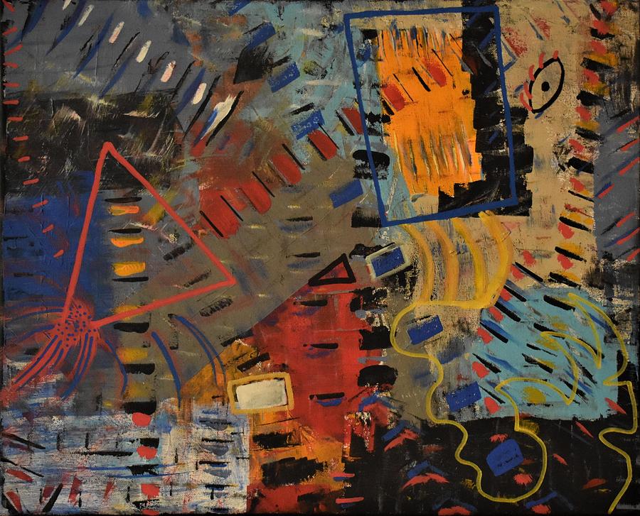 Blue Painting - 4th of July by Pam Roth OMara Blue Painting - 4th of July by Pam Roth OMara