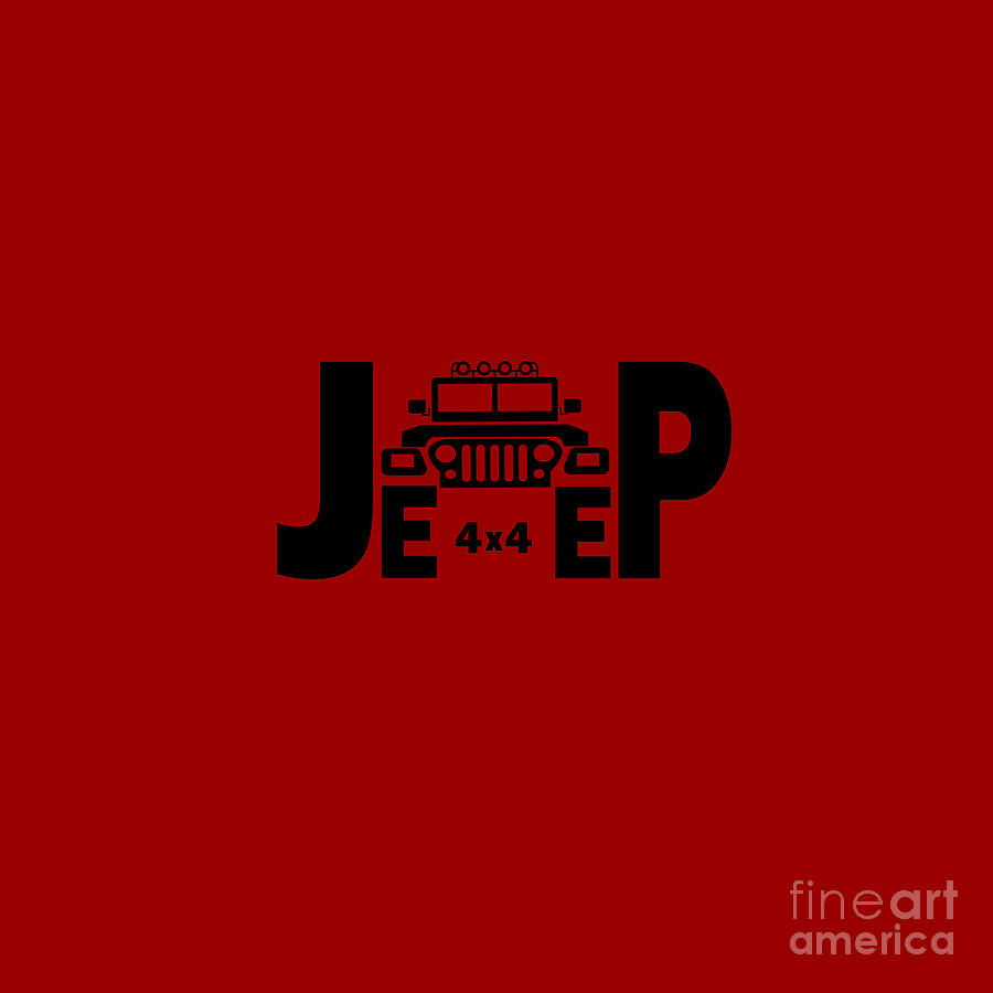 Transportation Digital Art - 4x4 For Jeeper by Bettyez Underhill