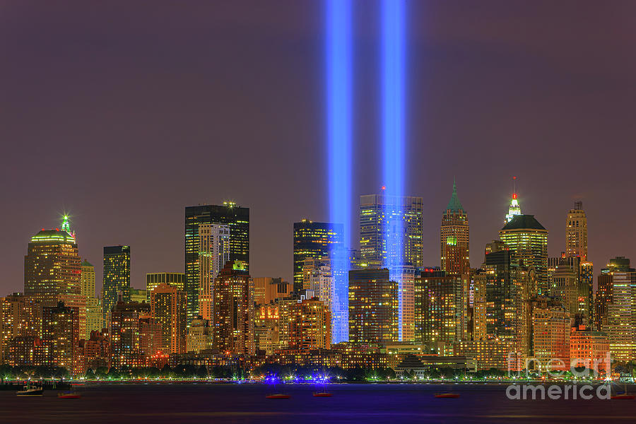 09/11 - Tribute in Light #5 Photograph by Henk Meijer Photography