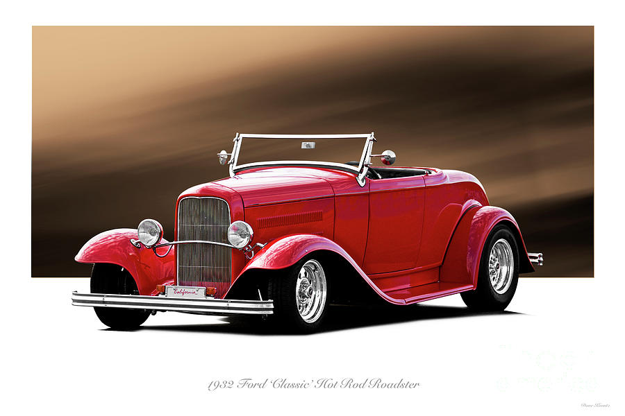 1932 Ford classic Hot Rod Roadster Photograph
