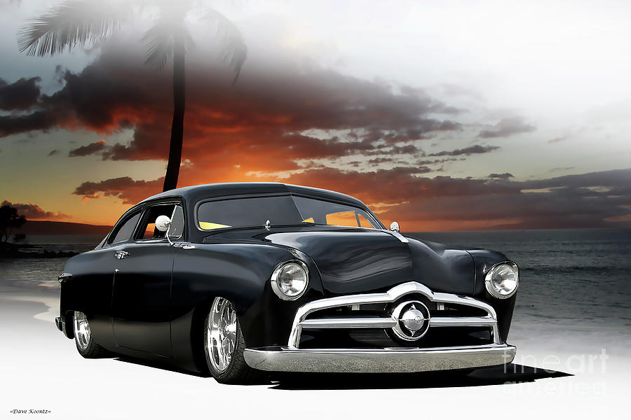 1950 Ford Custom Coupe Photograph by Dave Koontz