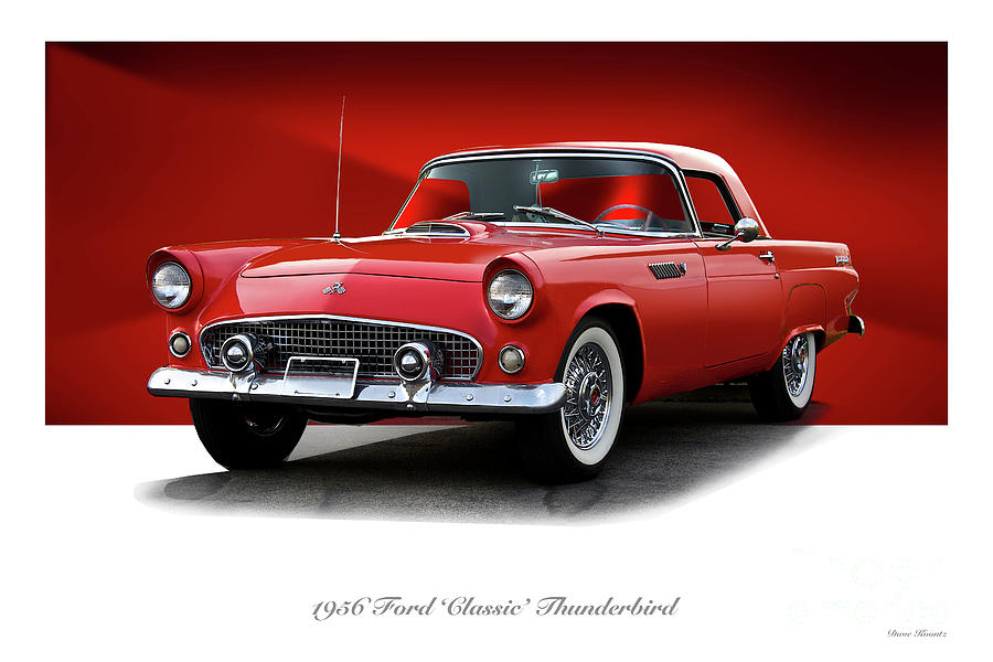 1956 Ford Classic Thunderbird #5 Photograph by Dave Koontz