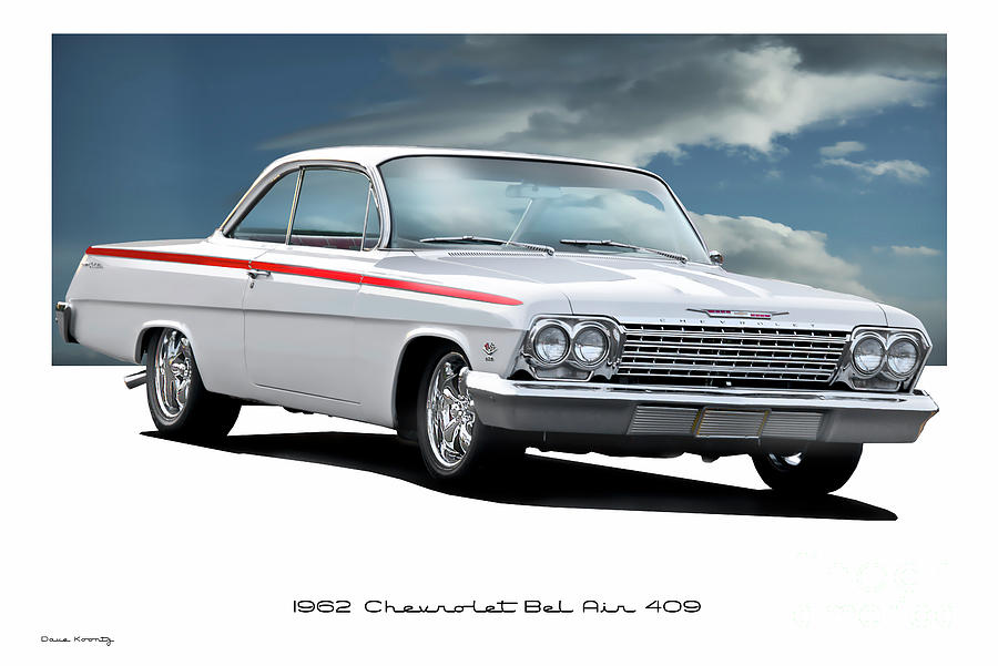 1962 Chevrolet Bel Air 409 Photograph by Dave Koontz - Fine Art America