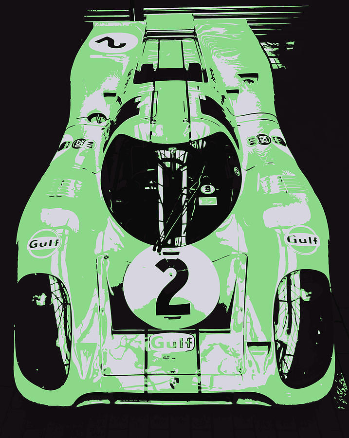 1969 Porsche 917K Le Mans Race Car #5 Digital Art by Thespeedart 1969 Porsche 917K Le Mans Race Car #5 Digital Art by Thespeedart