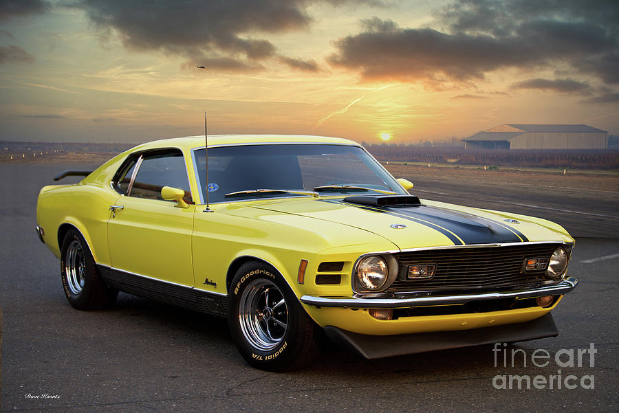 1970 Ford Mustang Mach 1 Photograph by Dave Koontz