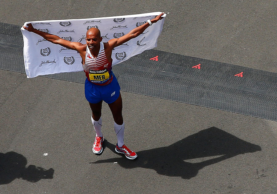 2014 B.A.A. Boston Marathon #5 Photograph by Jared Wickerham