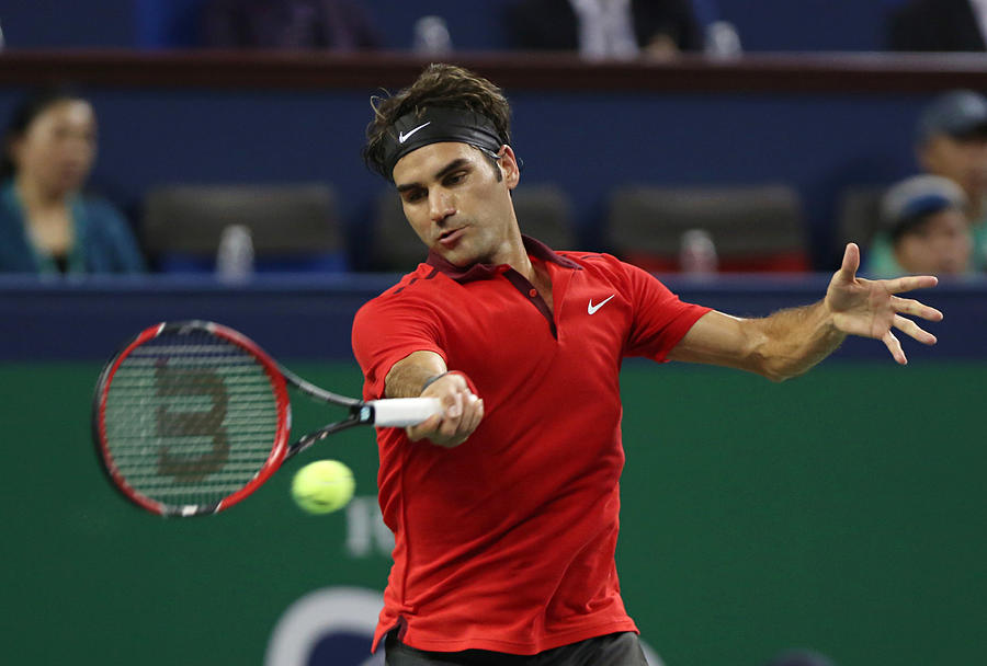 2014 Shanghai Rolex Masters 1000 - Day 8 #5 Photograph by Zhong Zhi
