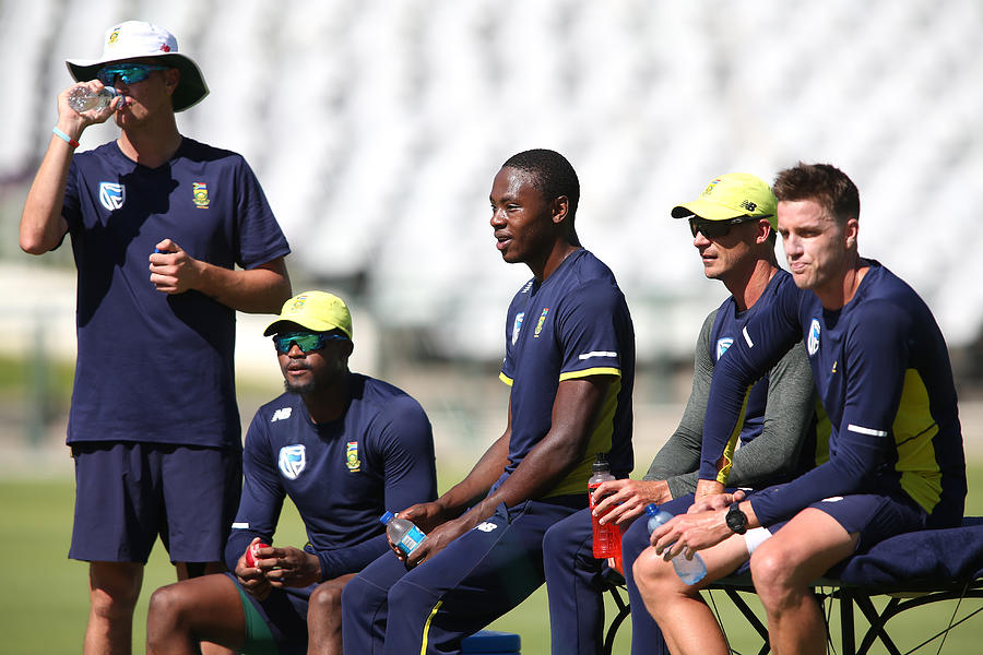 2018 SA v India: South African national cricket team training session #5 Photograph by Gallo Images