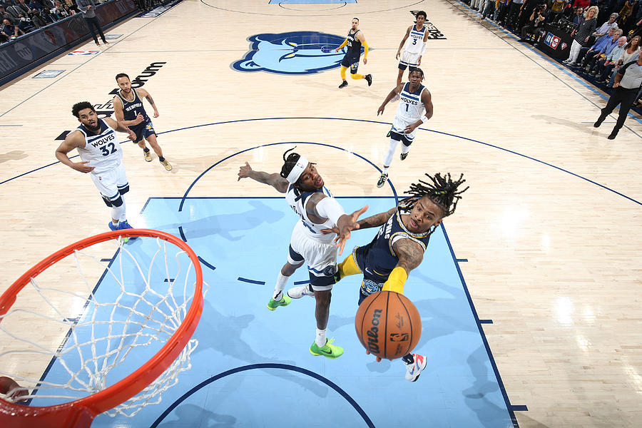 2022 NBA Playoffs - Minnesota Timberwolves v Memphis Grizzlies Photograph by Joe Murphy