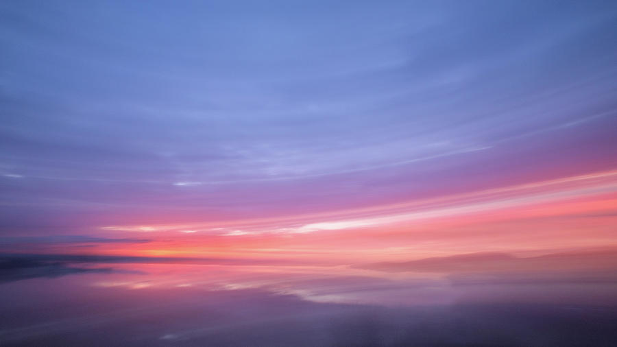 Abstract Photograph - Abstract Beach Photography From Rio Jara Beach Spain - Sunset Horizon Landscape #5 by Finn Bjurvoll Hansen