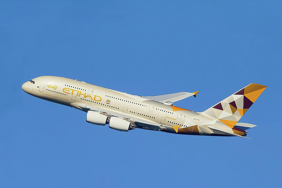 Airbus A380 Etihad Photograph by Gert Hilbink - Fine Art America