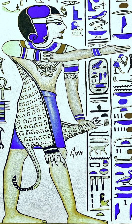 Ancient Egyptian Mural #5 Digital Art by Loraine Yaffe