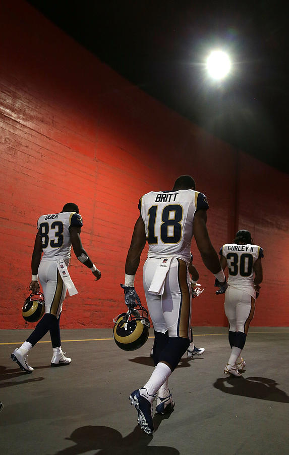 Atlanta Falcons v Los Angeles Rams #5 Photograph by Jeff Gross