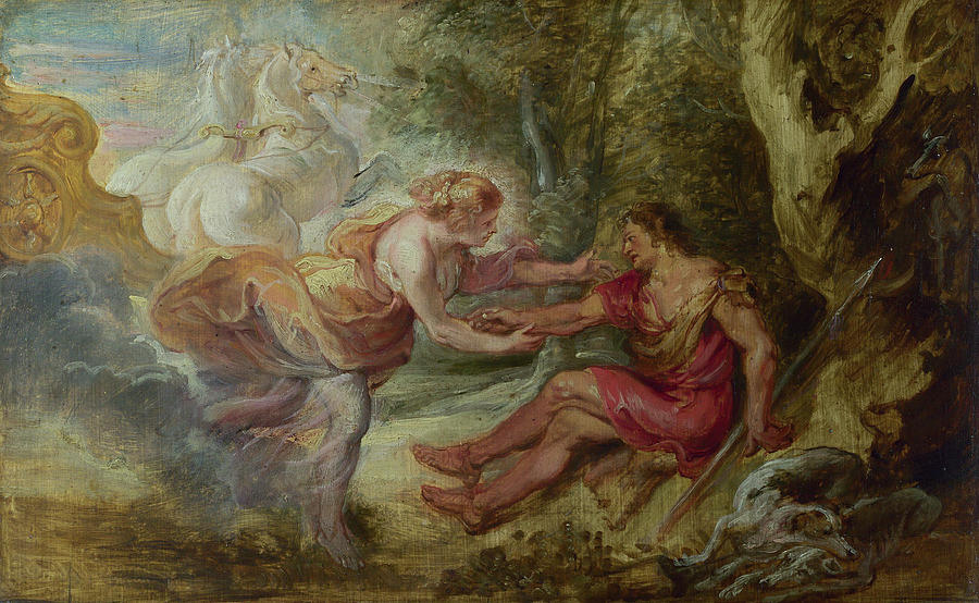 Greek Painting - Aurora abducting Cephalus #5 by Peter Paul Rubens