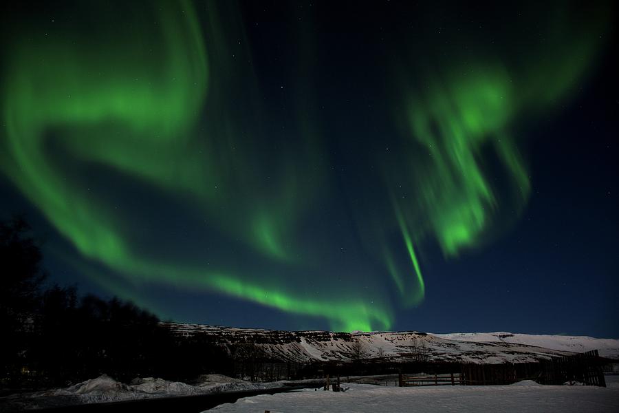 Aurora borealis #5 Photograph by Robert Grac