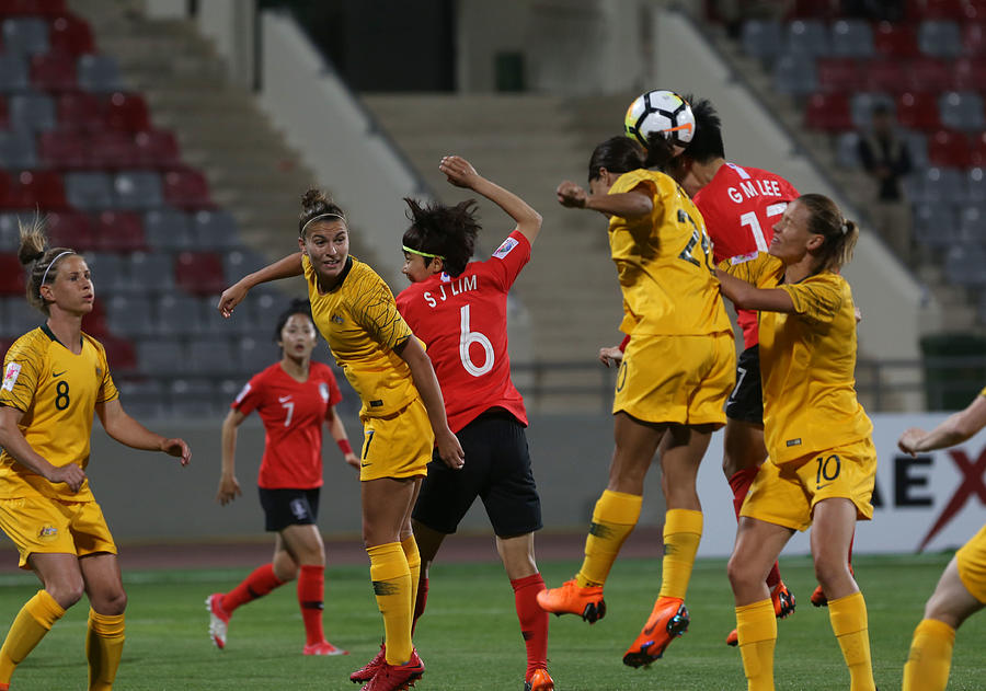 Australia v South Korea - AFC Womens Asian Cup Group B #5 Photograph by Salah Malkawi