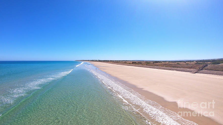 Australian beach and coastline, taken at Sellicks Beach, South Australia. #5 Photograph by Milleflore Images
